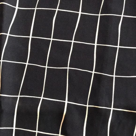 Charter Club Navy Checked Wraparound Skirt.19200 - Picture 4 of 6